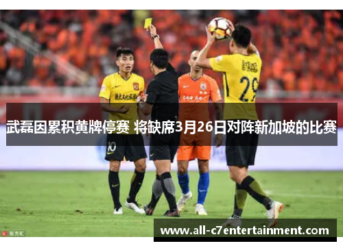 武磊因累积黄牌停赛 将缺席3月26日对阵新加坡的比赛