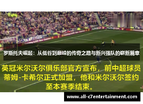 罗斯托夫崛起：从低谷到巅峰的传奇之路与新兴强队的崭新篇章